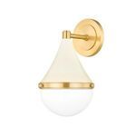 Product Image 1 for Ciara 1-Light Modern Decorative Aged Brass Wall Sconce from Mitzi
