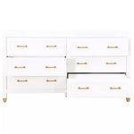Product Image 5 for Stella 6 Drawer Double White Wood Dresser from Essentials for Living