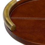 Product Image 2 for Cognac Oval Hayes Leather Tray from Regina Andrew Design