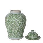 Product Image 3 for Mint Green Fish Scale Temple Jar from Legend of Asia