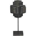 Product Image 5 for Cube On Stand, Black Marble from Noir