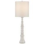 Product Image 1 for Malayan White Table Lamp from Currey & Company