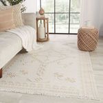 Product Image 4 for Ollin Indoor/ Outdoor Medallion White/ Cream Rug from Jaipur 
