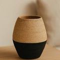 Product Image 3 for Black & Natural Flower Vase from BIDKHome