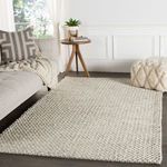 Product Image 6 for Alta Handmade Solid Gray/ White Rug from Jaipur 