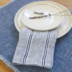 Product Image 3 for Mendocino Linen Napkins, Set of 4 - Navy from Pom Pom at Home