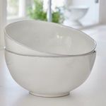 Product Image 2 for Livia Ceramic Stoneware Lustrous Serving Bowl - White from Costa Nova