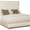 Product Image 1 for King Cream Fabric Modern Meet U In The Middle Bed from Caracole
