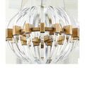 Product Image 4 for Coquette Small Brass Chandelier from Currey & Company