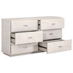 Product Image 4 for Wynn Shagreen 6-Drawer Double Dresser from Essentials for Living