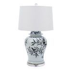 Product Image 4 for Bw Porcelain Magpie On Plum Treetop Temple Jar Lamp from Legend of Asia