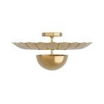 Product Image 3 for Teresa Antique Gold Brass Flush Mount from Arteriors