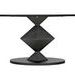 Product Image 3 for Katana Black Metal Oval Dining Table from Noir