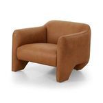 Product Image 18 for Daria Leather Upholstered Eucapel Cocoa Chair from Four Hands