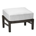 Product Image 12 for Croquet Aluminum Mahogany Ottoman from Summer Classics