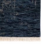 Abington Hand Knotted Medallion Blue/ Gray Area Rug image 4