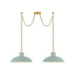 Product Image 1 for Pottersville Aged Brass / Ceramic Moss Crackle Linear from Hudson Valley