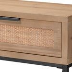 Product Image 2 for Reed Console Table in Washed Wood & Black Metal from Jamie Young