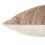 Product Image 2 for Lindy Indoor/ Outdoor Tan/ Ivory Geometric Pillow from Jaipur 