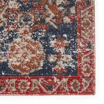 Product Image 3 for Freemond Indoor/ Outdoor Medallion Blue/ Red Rug from Jaipur 