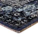 Product Image 2 for Westlyn Indoor/ Outdoor Medallion Black/ Blue Rug from Jaipur 