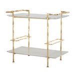 Product Image 1 for Gardner Brass & Marble Bar Cart from Gabby