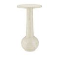 Osa Drinks Table with round top and narrow stem shown against a white background from a front angle