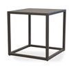 Product Image 1 for Loft Essentials Square End Table Faux Stone Italy Bronze Metallic Frame from Lloyd Flanders