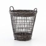 Product Image 4 for Wicker Hamper Black Distress from Four Hands