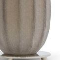 Product Image 3 for Danforth Textured Glass Tapered Drum Table Lamp - Beige from FlowDecor