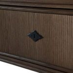 Product Image 11 for Andrea Oak Wood Nightstand - 1 Drawer, Antique Bronze from Gabby