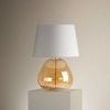 Product Image 4 for Thea Champagne Amber Glass Table Lamp from Mitzi