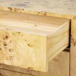 Product Image 7 for Cole 3-drawer Burl Wood Side Table from Villa & House