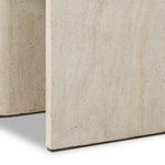Product Image 9 for Brad Faux Travertine End Table from Four Hands