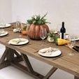 Product Image 6 for Coastal Teak 94" Trestle Dining Table from Sunset West