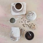 Product Image 2 for Square Double Cotton Patterned Napkins, Cream and Taupe, Set of 4 from Creative Co-Op