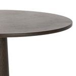 Close-up of the tapered column base with metal support plate underside view