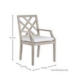 Product Image 8 for Haley Teak Arm Chair from Summer Classics