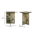 Blair Accent Table product dimensions showing 20 inches height and 14 inches width and depth