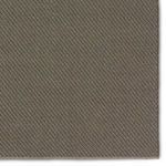 Close-up of subtle diagonal stripe pattern in solid gray weave of rug