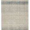 Handmade ombre rug in shades of gray and beige with subtle horizontal gradient and soft texture