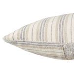 Product Image 3 for Madelia Striped Cream/ Silver Pillow from Jaipur 