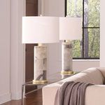 Product Image 2 for Rivet Gray Vellum Table Lamp from Jamie Young