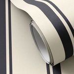 Product Image 2 for Multi Stripe Black I Wallpaper by Getty Images from Four Hands