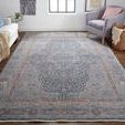 Product Image 2 for Marquette Gray / Rust Traditional Area Rug - 7'10" x 9'10" from Feizy Rugs