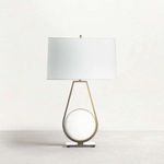 Product Image 1 for Emerald Ceramic Antique Brass Table Lamp from Gabby
