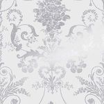 Product Image 1 for Laura Ashley Josette Metallic Silver Wallpaper from Graham & Brown
