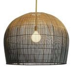 Product Image 10 for Swami Large Natural & Black Midrib Pendant from Arteriors