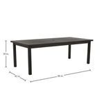 Product Image 4 for Club Aluminum Rectangle Outdoor Slatted Dining Table from Summer Classics