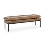 Product Image 1 for Eliah Top Grain Leather Accent Bench from Classic Home